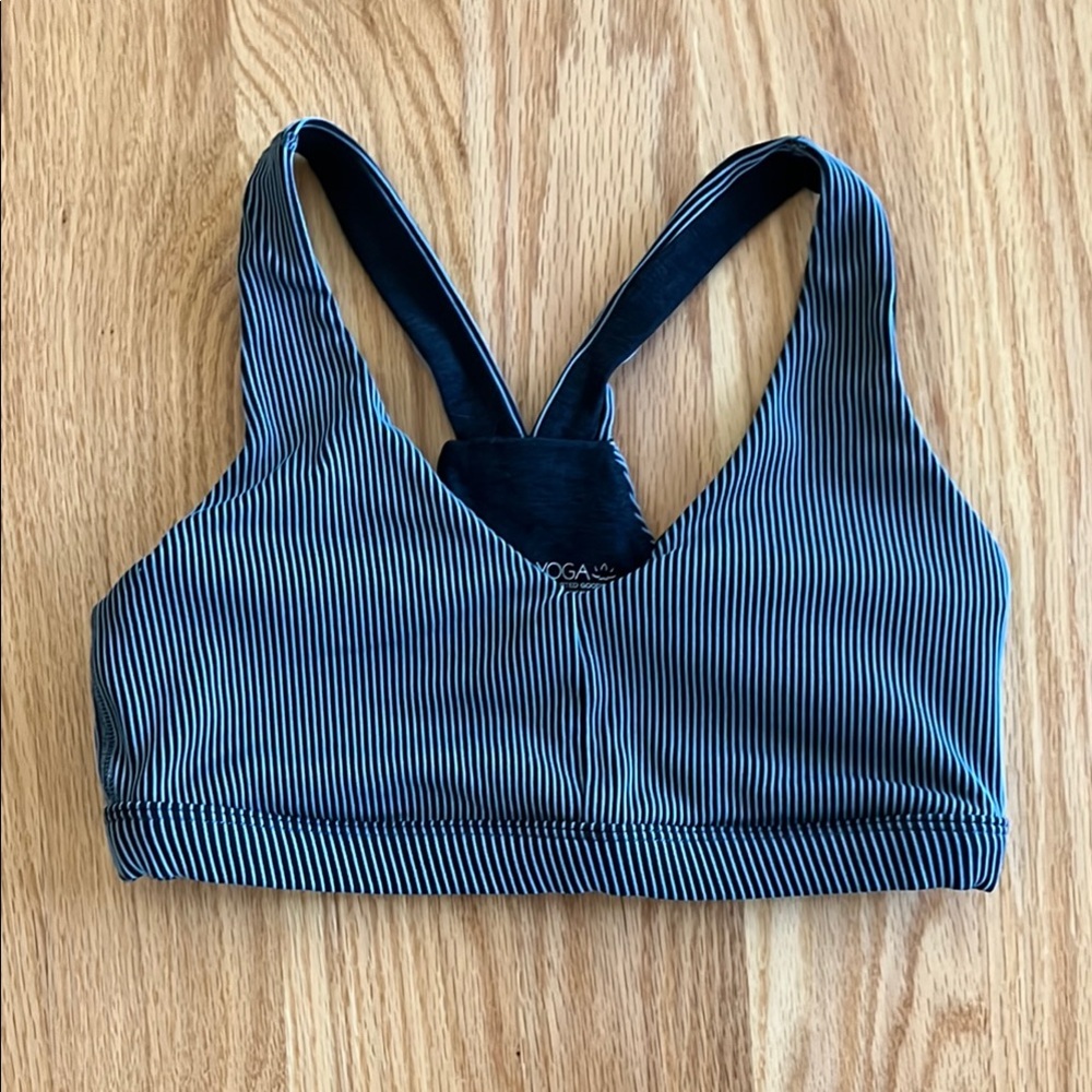 Beyond Yoga Dimensions bra sz medium beyond yoga sports bra M storm yoga top